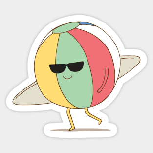 beach ball Sticker